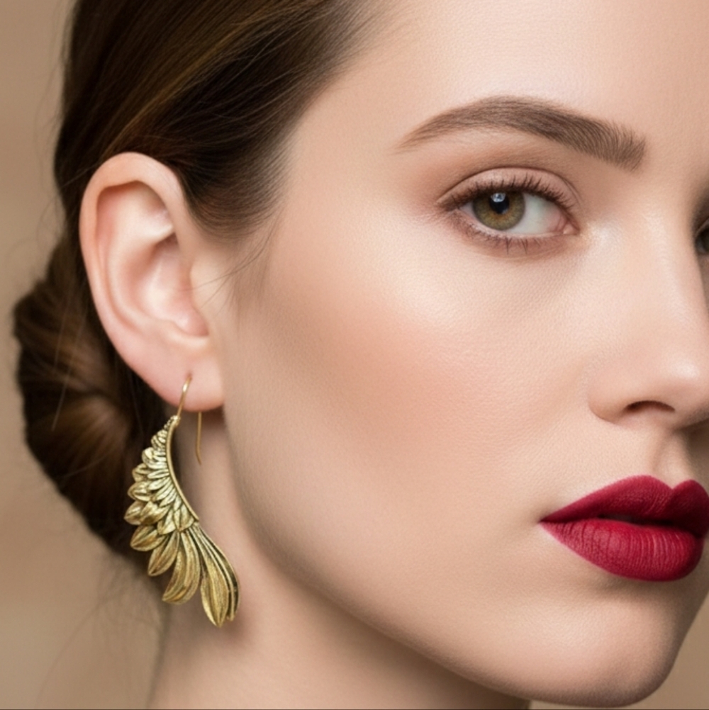 Golden Wings Earrings